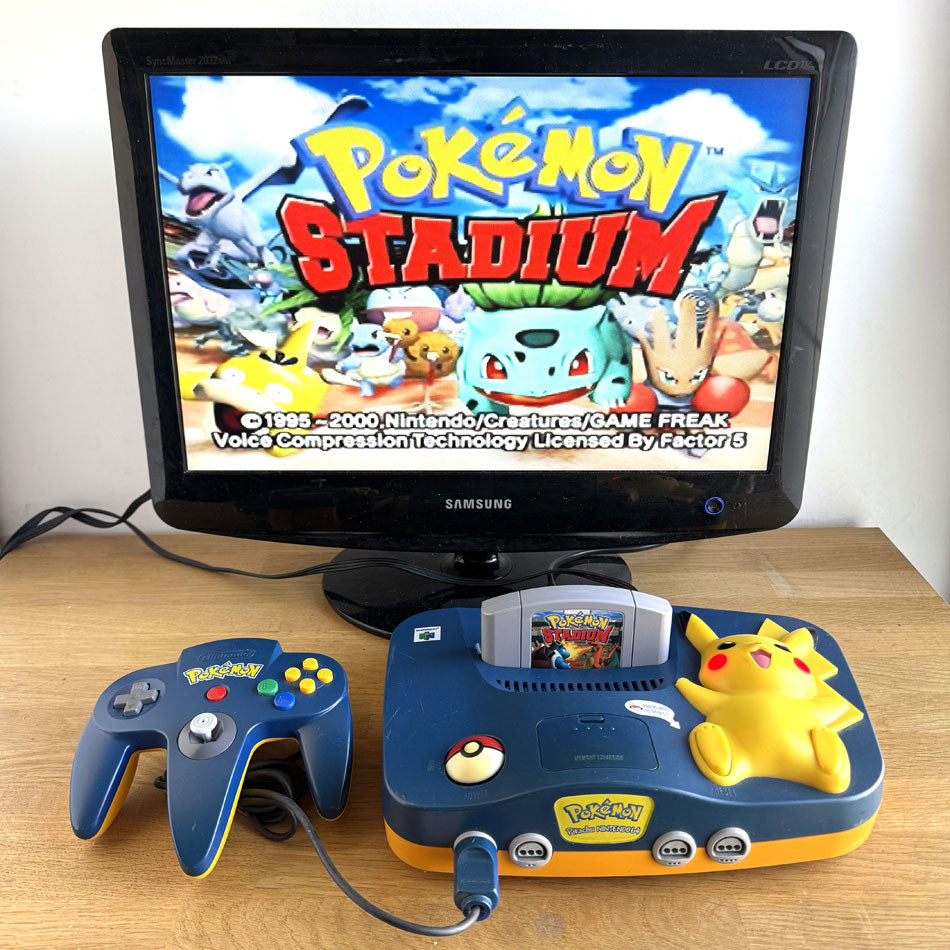 N64 Play Pokemon Stadium Play Pokemon Pokemon Battle Nintendo 64