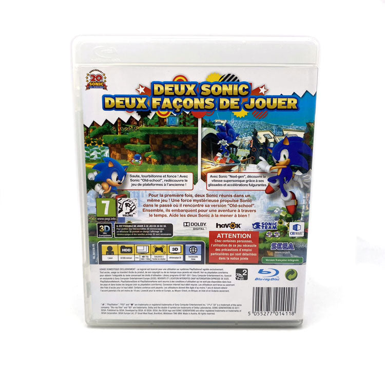 Sonic Generations Playstation 3