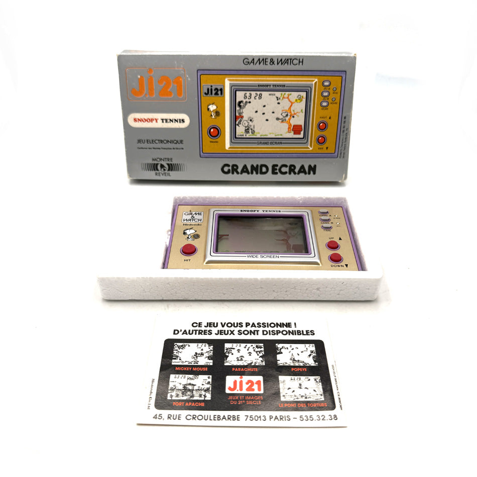 Snoopy Tennis Wide Screen Game & Watch (Ji 21) – Retromania
