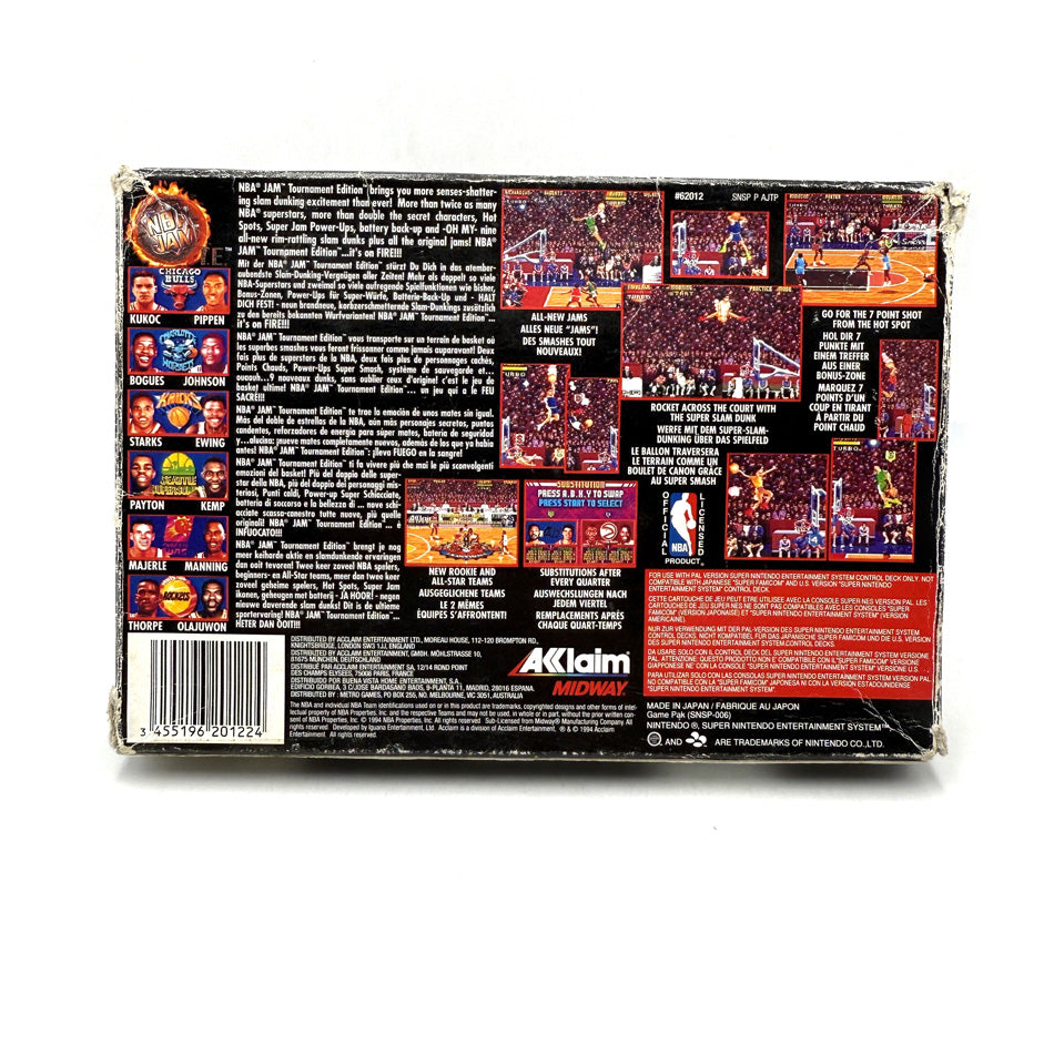 NBA Jam Tournament Edition Super Nintendo 