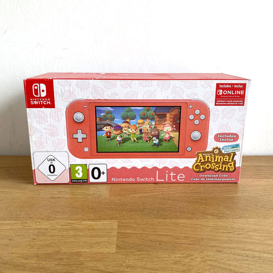 Console Nintendo Switch Lite Coral Animal Crossing