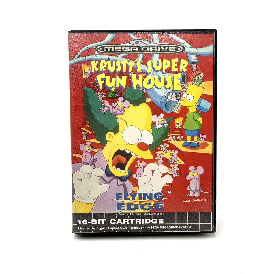 Fiche du jeu Krusty's Super Fun House sur Sega Megadrive - Le Musee des Fiche du jeu Krusty's Super Fun House sur Sega Megadrive - Le Musee des
