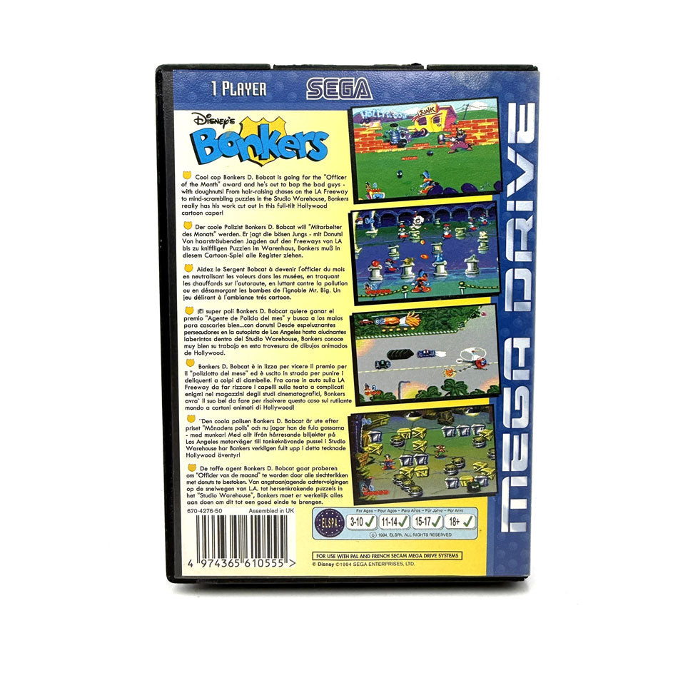 Disney's Bonkers Sega Megadrive