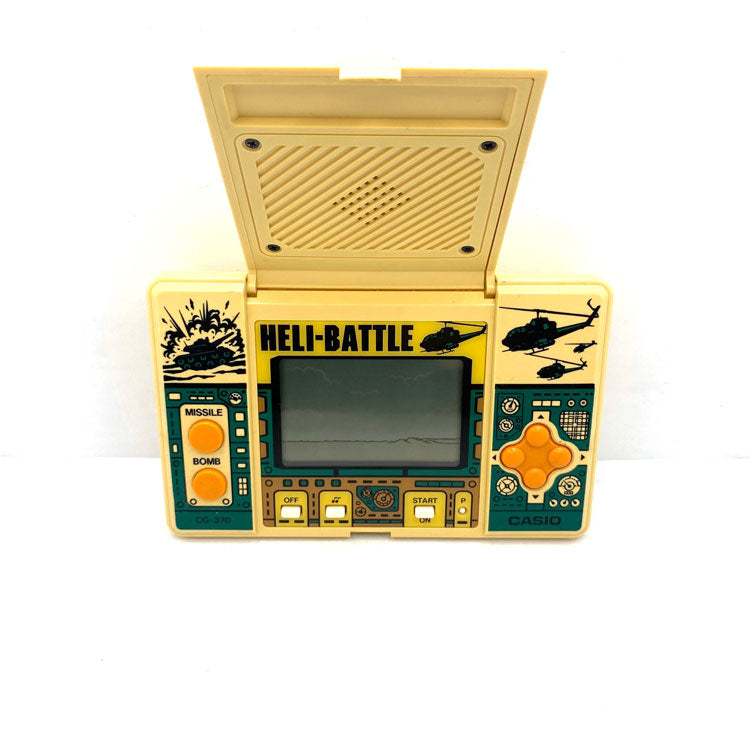 Jeu électronique LCD Casio Heli-Battle (1987, Made in Japan)