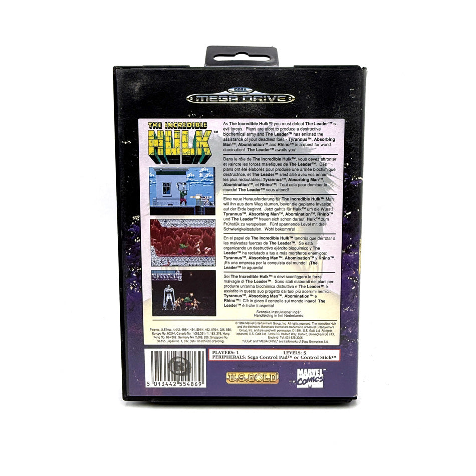 The Incredible Hulk Sega Megadrive