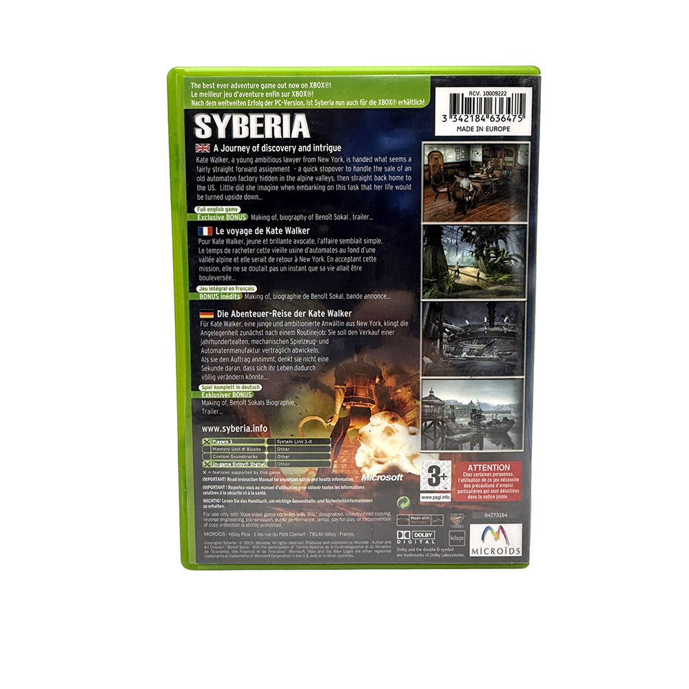 Syberia Xbox