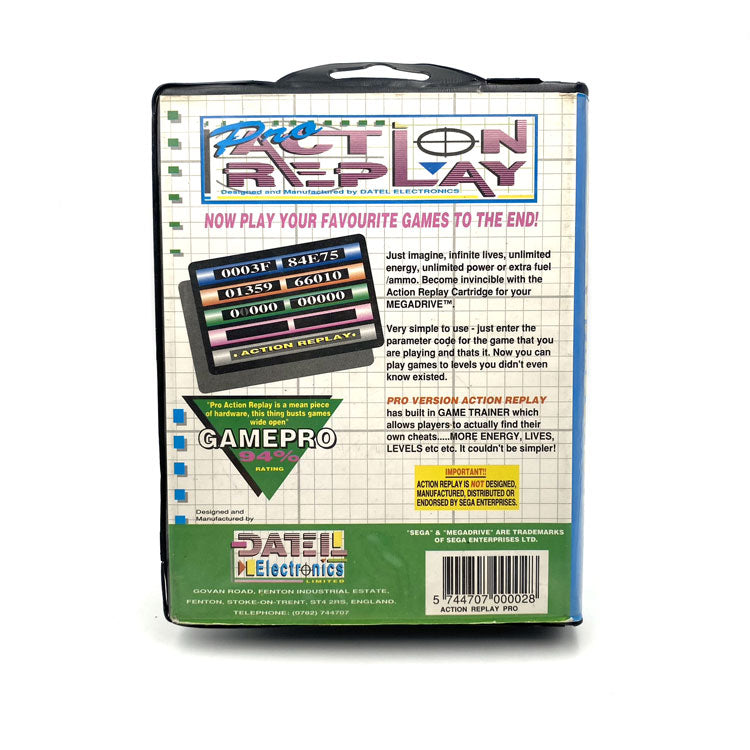 Pro Action Replay Sega Megadrive