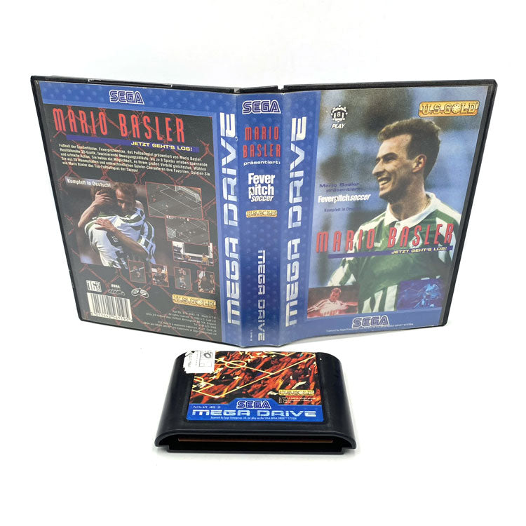 Mario Basler Fever Pitch Soccer Sega Megadrive (German Exclu)