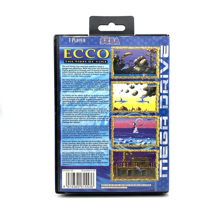 Ecco The Tides Of Time Sega Megadrive