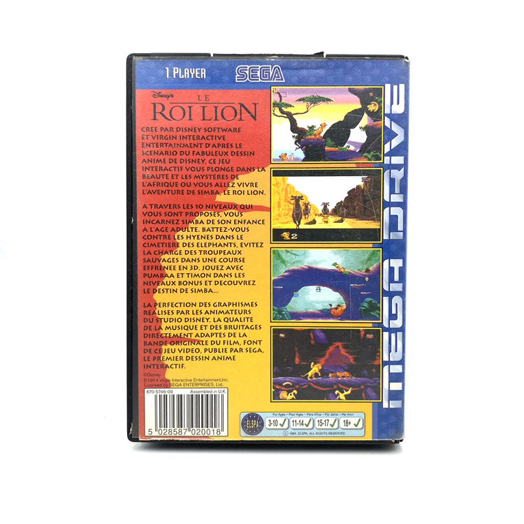 Disney's Le Roi Lion Sega Megadrive