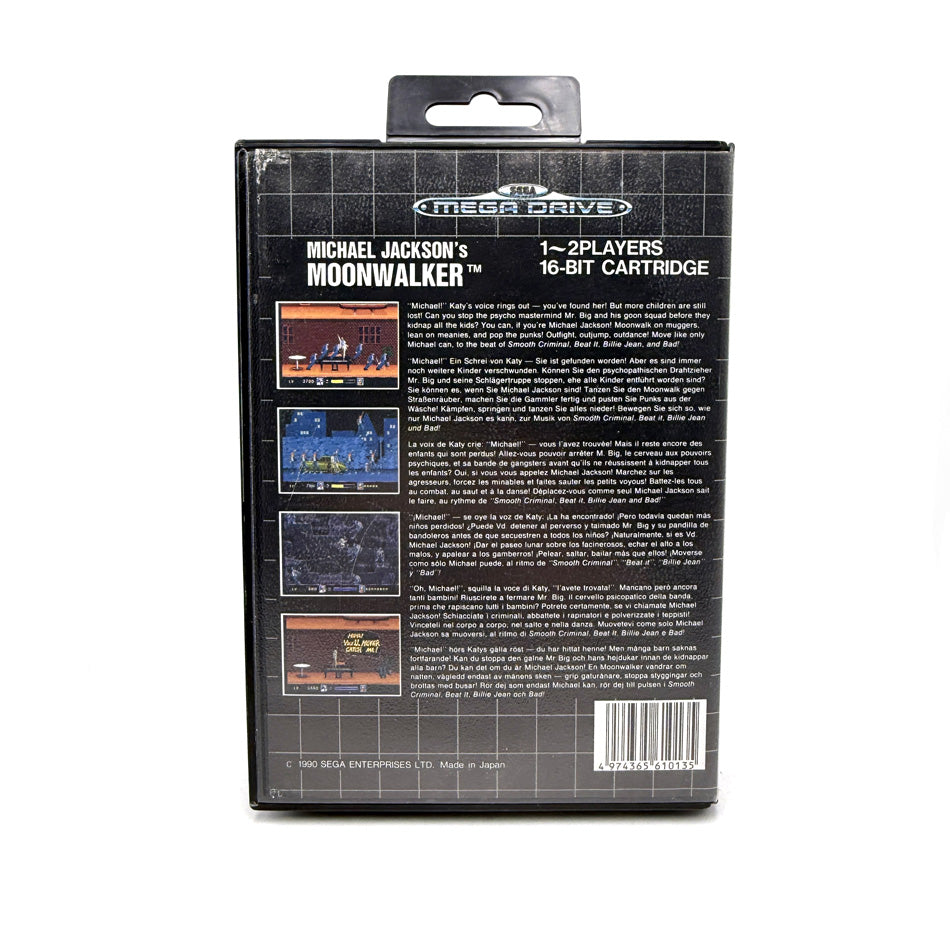 Michael Jackson's Moonwalker Sega Megadrive