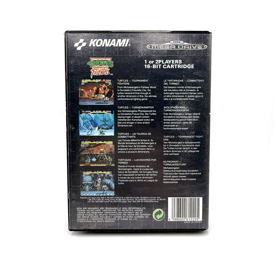 Teenage Mutant Hero Turtles Tournament Fighters Sega Megadrive