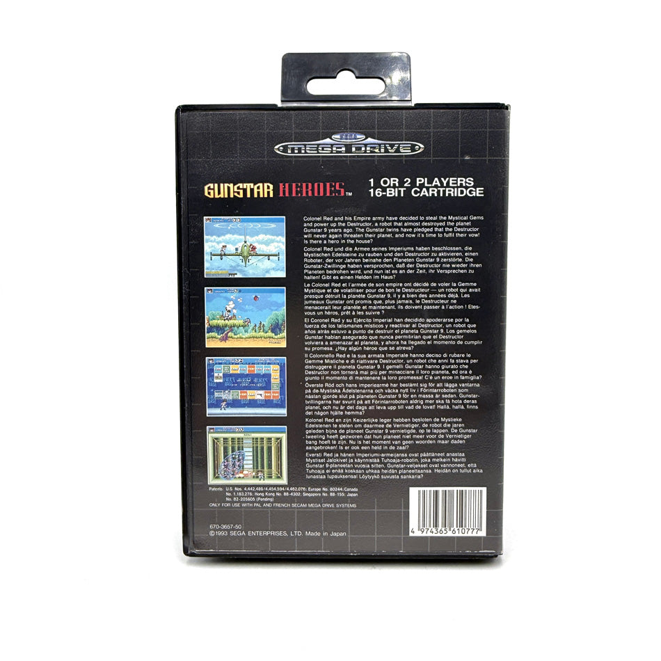 Gunstar Heroes Sega Megadrive