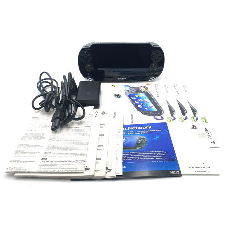 Console Playstation PS Vita Wi-Fi PCH-1004 Crystal Black (Oled)