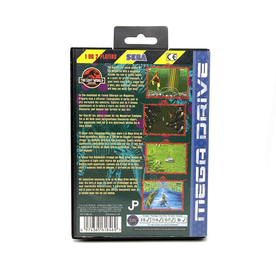 The Lost World Jurassic Park Sega Megadrive