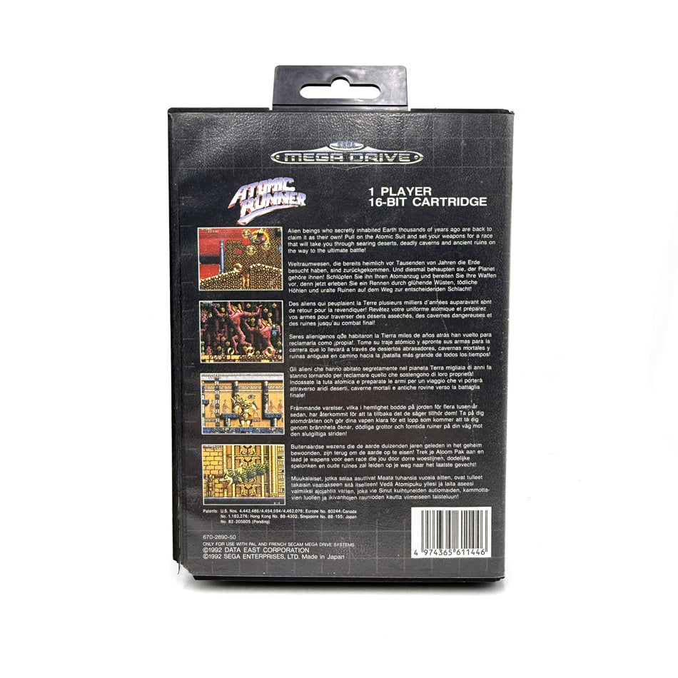Atomic Runner Sega Megadrive