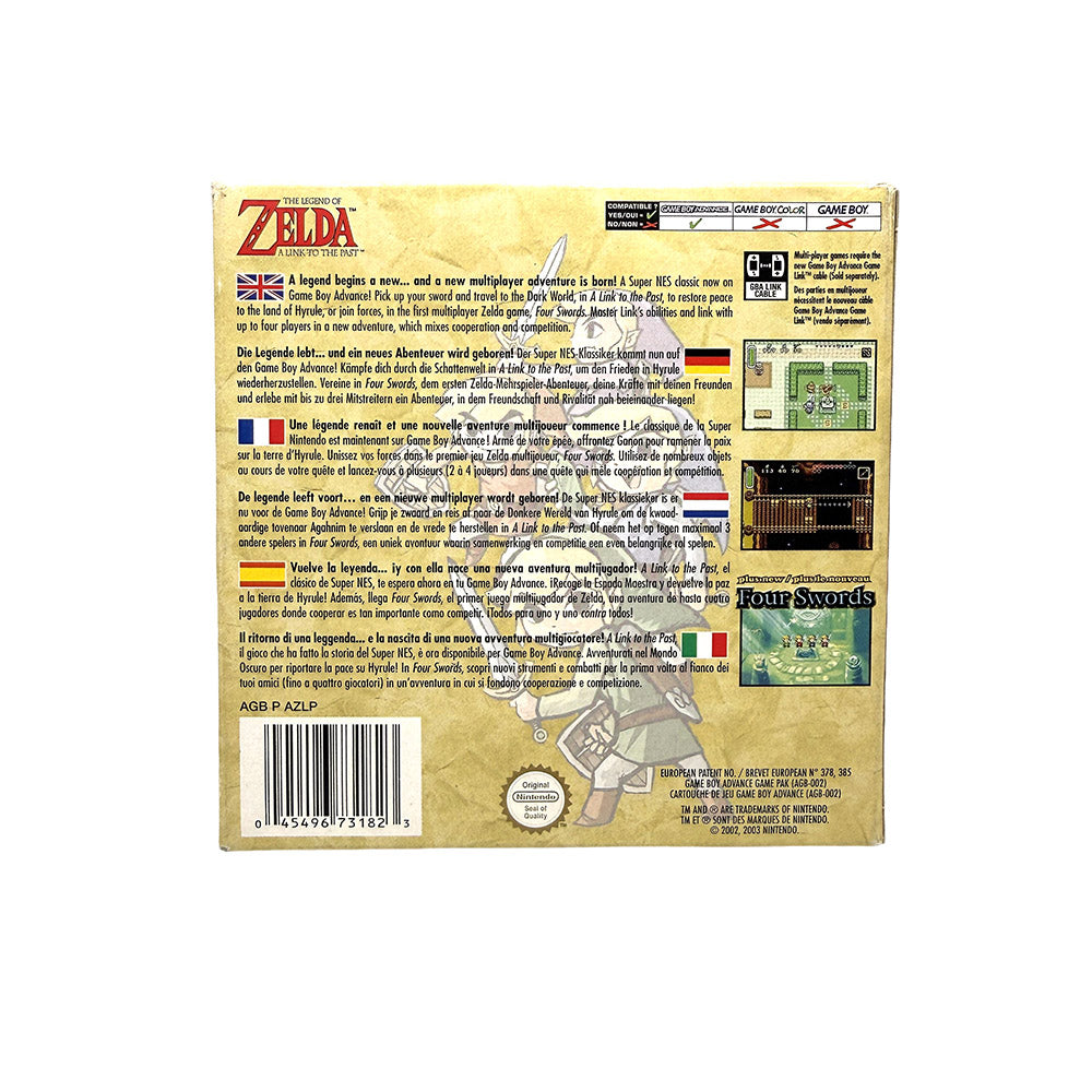 The Legend of Zelda A Link to the Past Four Swords Nintendo Game Boy Advance