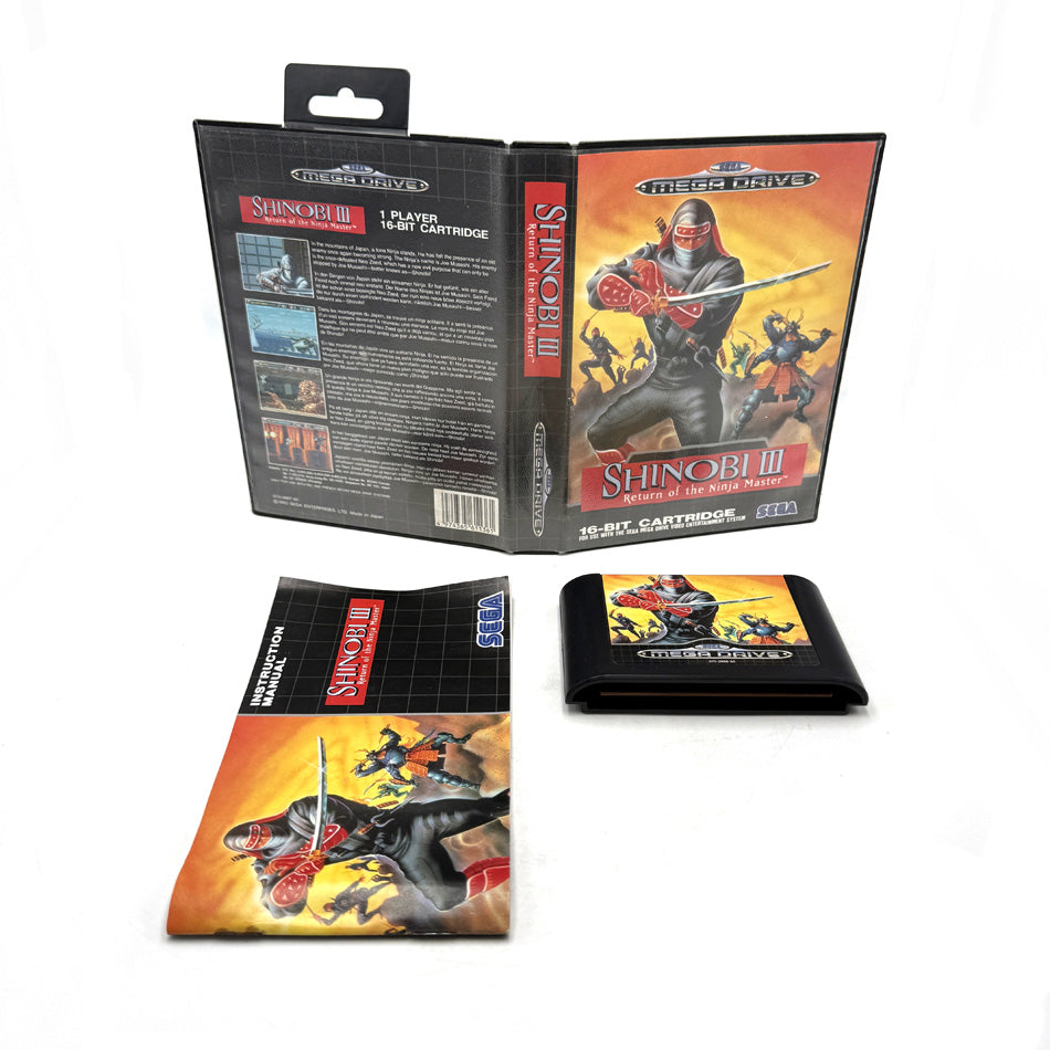 Shinobi III Return Of The Ninja Master Sega Megadrive (RARE)