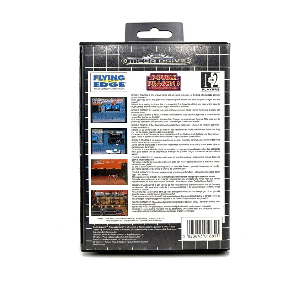 Double Dragon 3 The Arcade Game Sega Megadrive