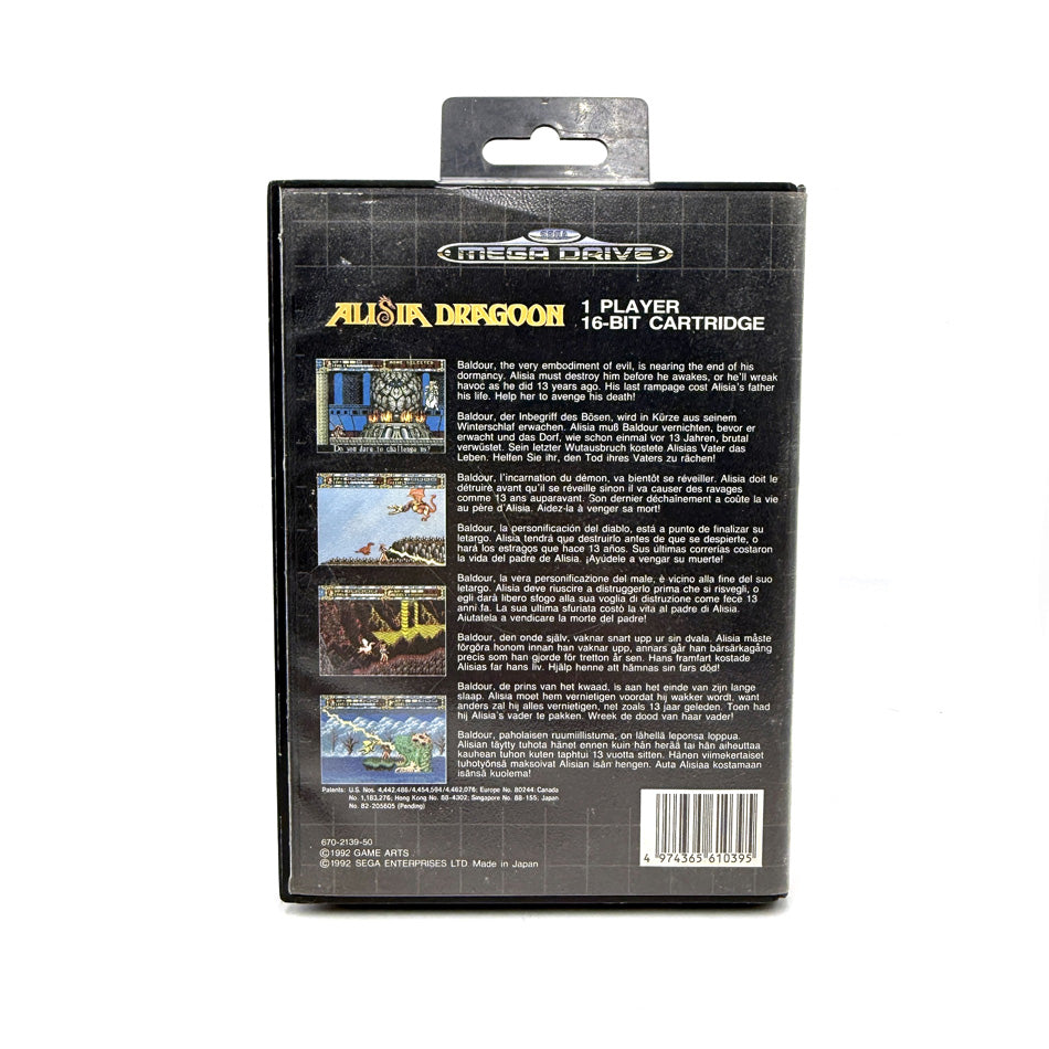 Alisia Dragoon Sega Megadrive