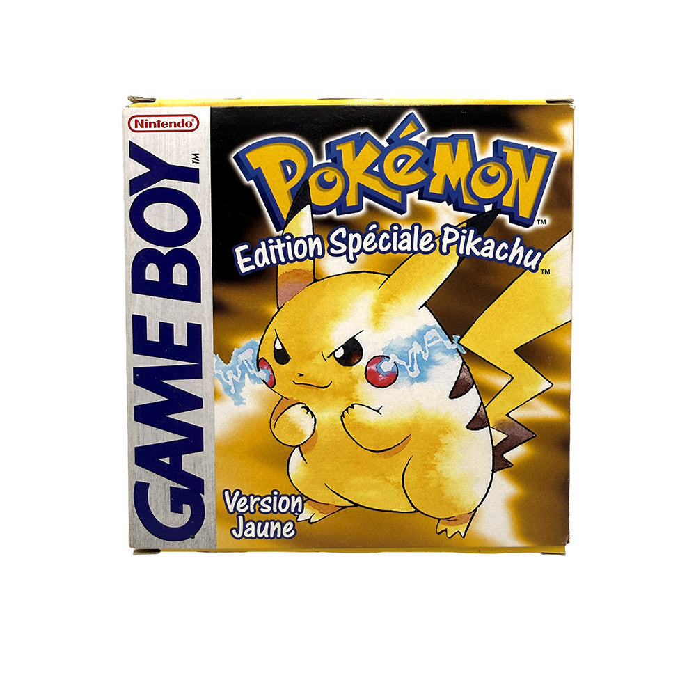 Boite et notices Pokemon Version Jaune Edition Spéciale Pikachu Nintendo Game Boy