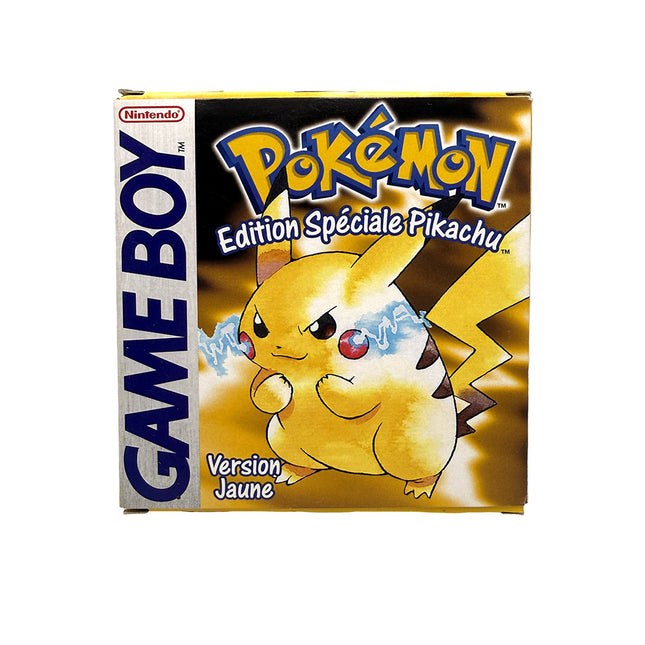Boite et notices Pokemon Version Jaune Edition Spéciale Pikachu Nintendo Game Boy