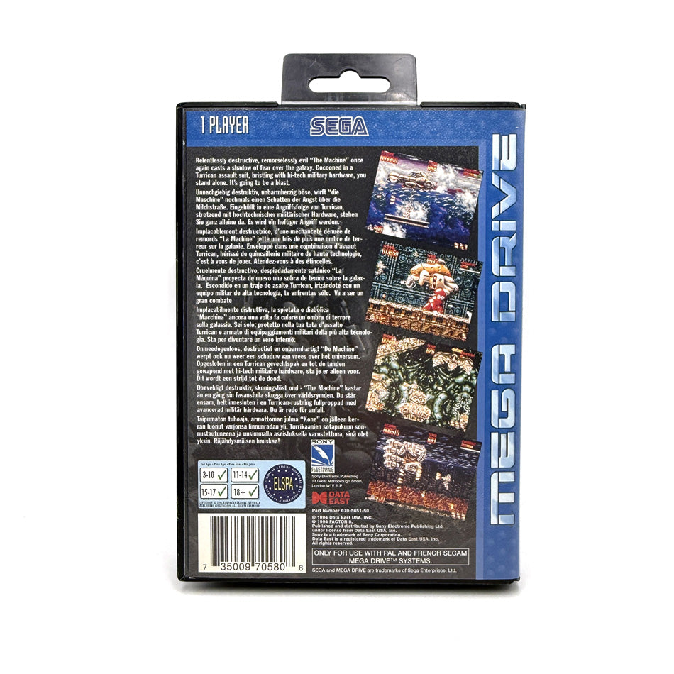 Mega Turrican Sega Megadrive 