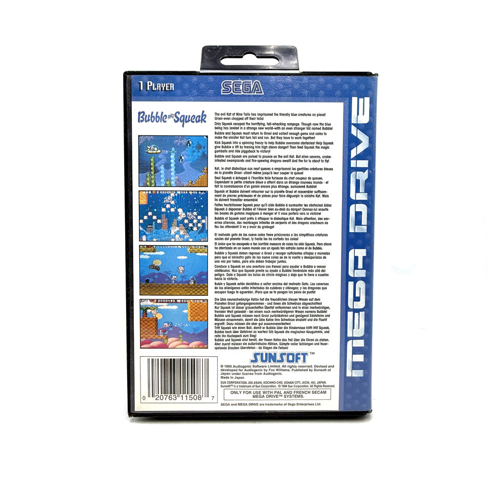 Bubble And Squeak Sega Megadrive