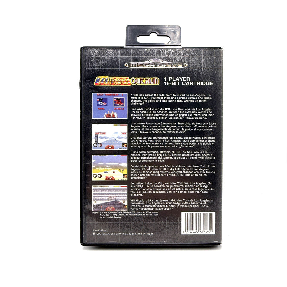 Turbo OutRun Sega Megadrive (Turbo Out Run)