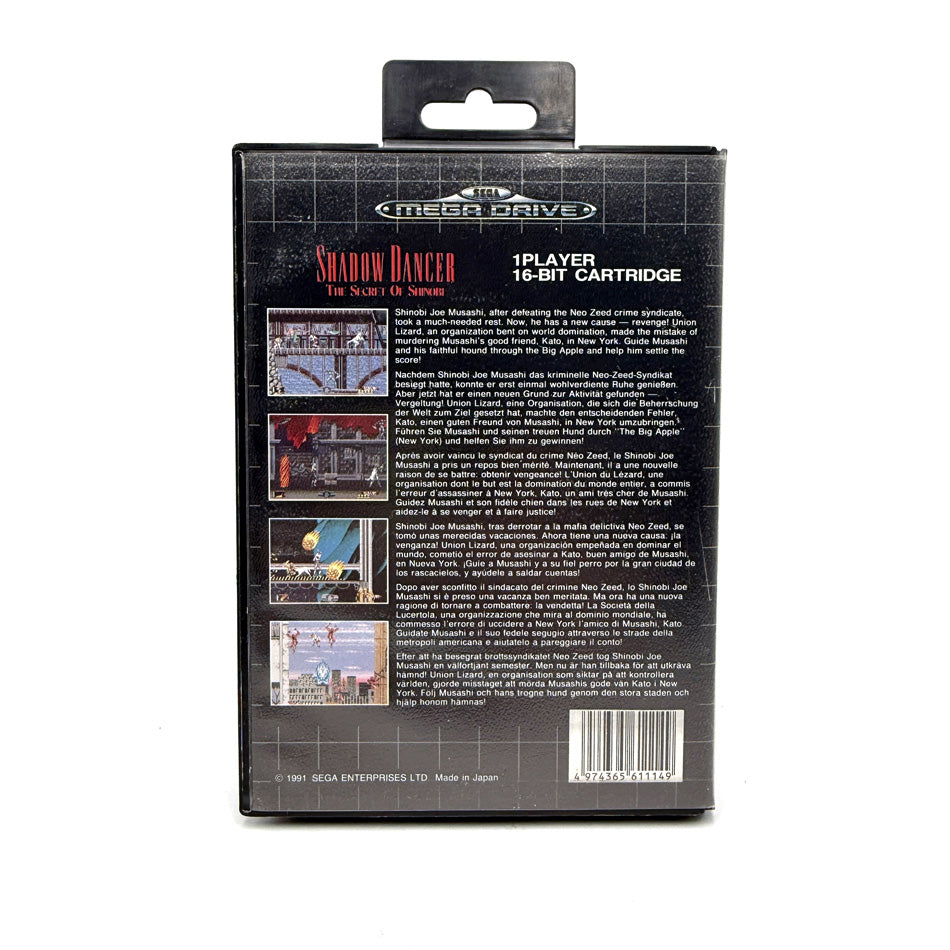 Shadow Dancer The Secret Of Shinobi Sega Megadrive