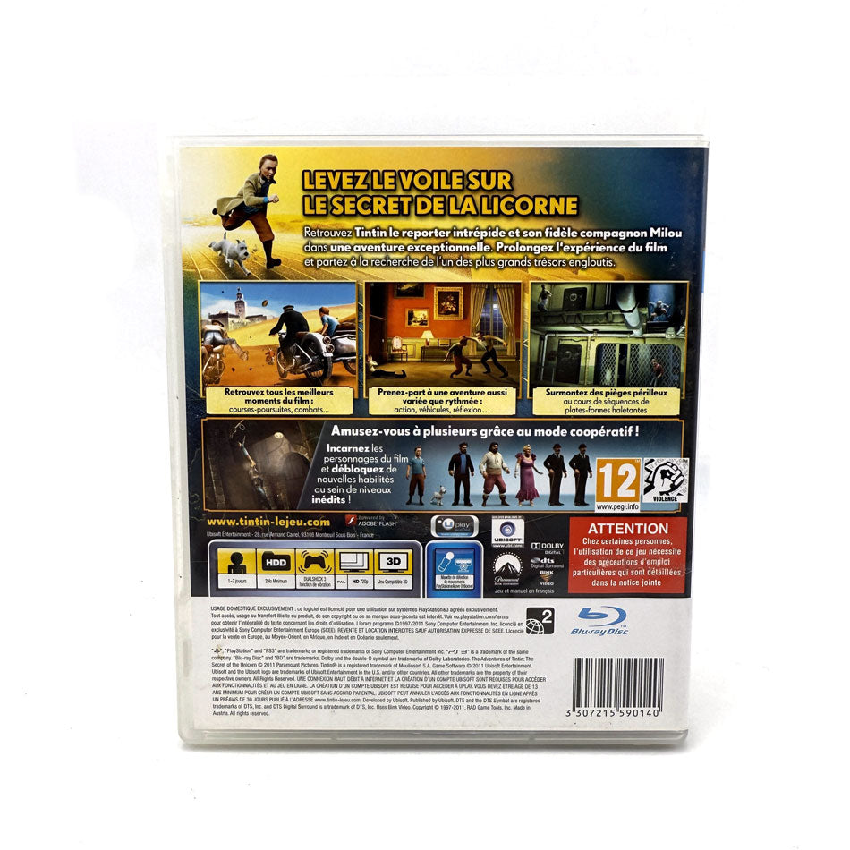 The Adventures of Tintin The Secret of the Unicorn Playstation 3