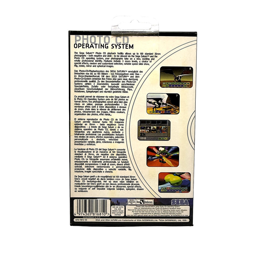 Photo CD Operating System Sega Saturn (+ CD Portfolio)
