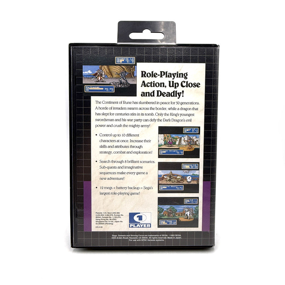 Shining Force Sega Genesis