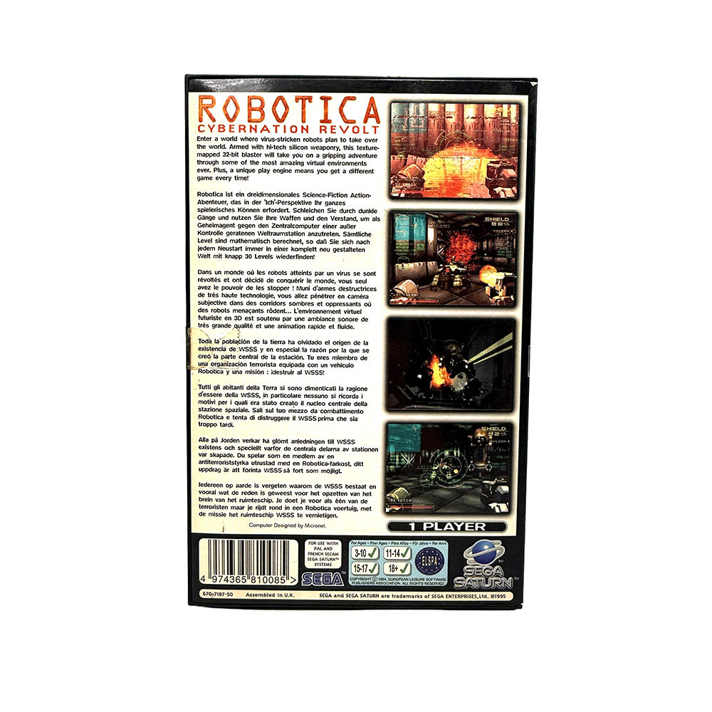 Robotica Cybernation Revolt Sega Saturn
