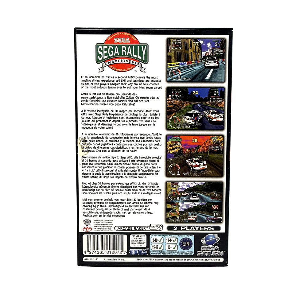 Sega Rally Sega Saturn