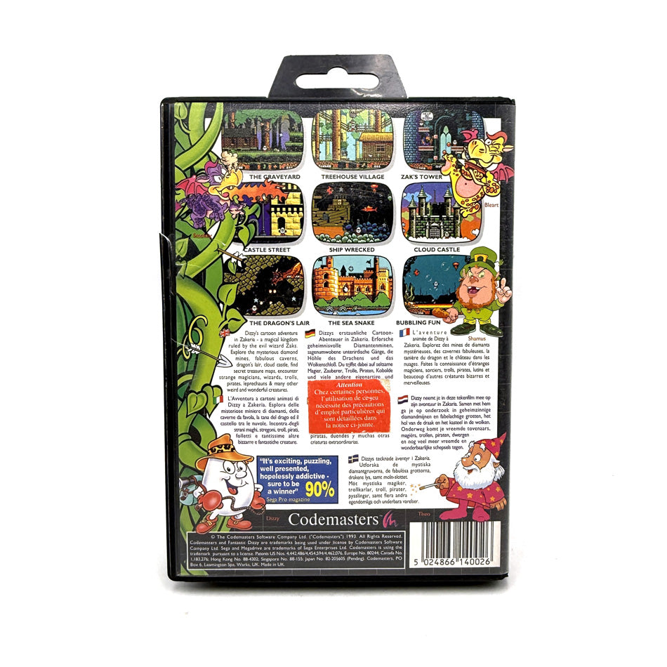 Fantastic Dizzy Sega Megadrive