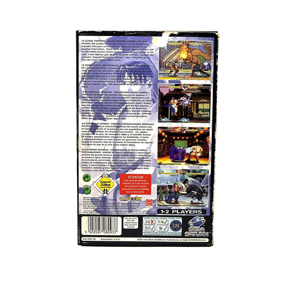 Street Fighter Alpha 2 Sega Saturn