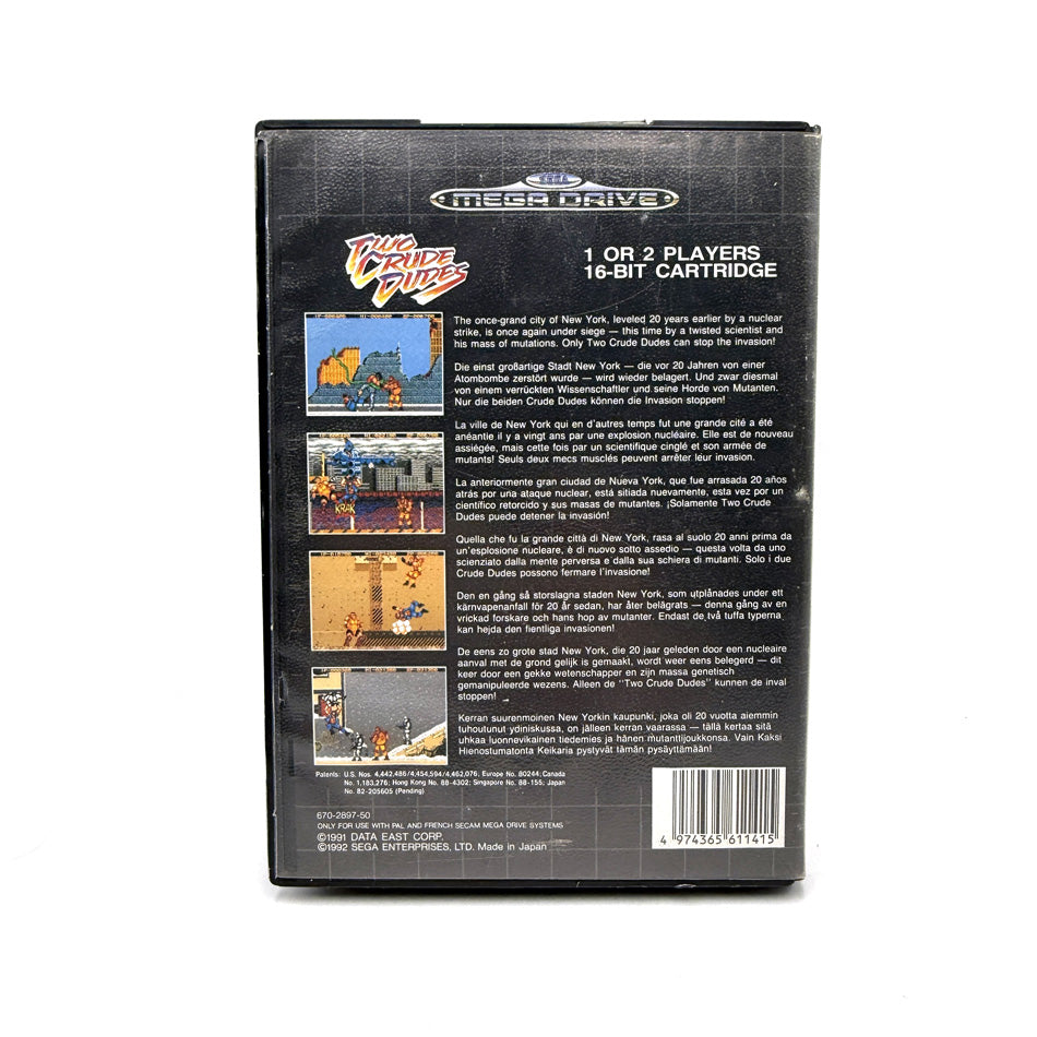Two Crude Dudes Sega Megadrive