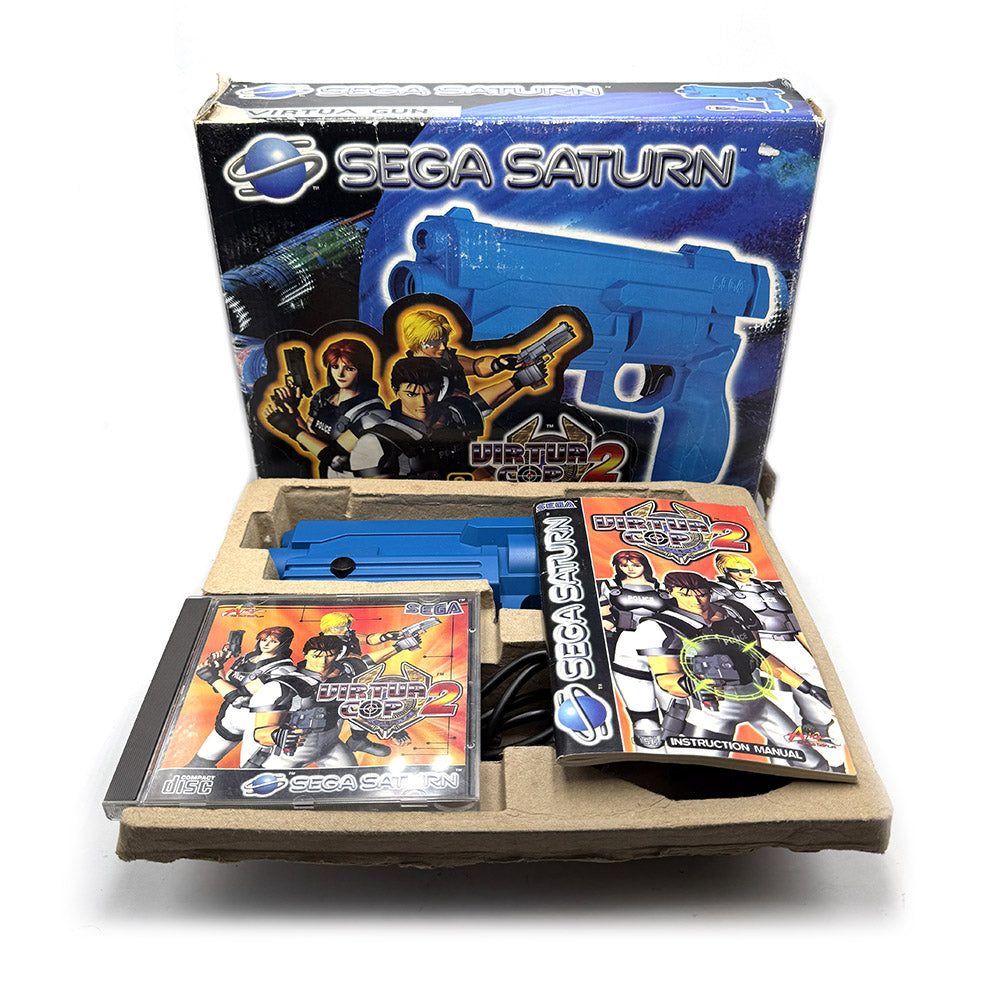 Virtua Gun + Virtua Cop 2 Sega Saturn Pack