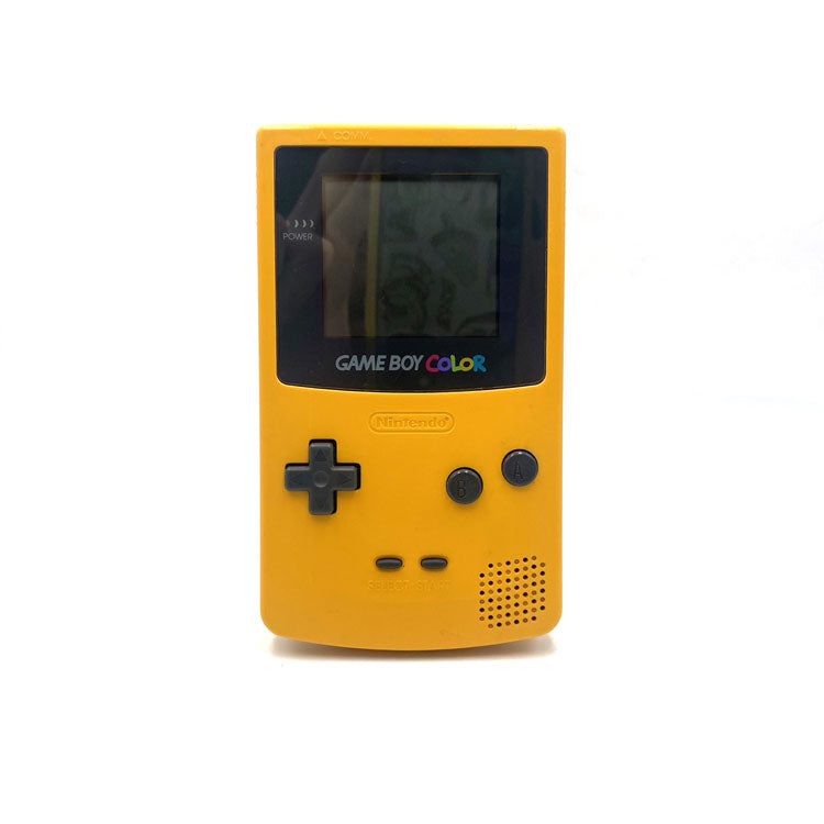 Console Nintendo Game Boy Color Yellow + Jeu Soccer Manager