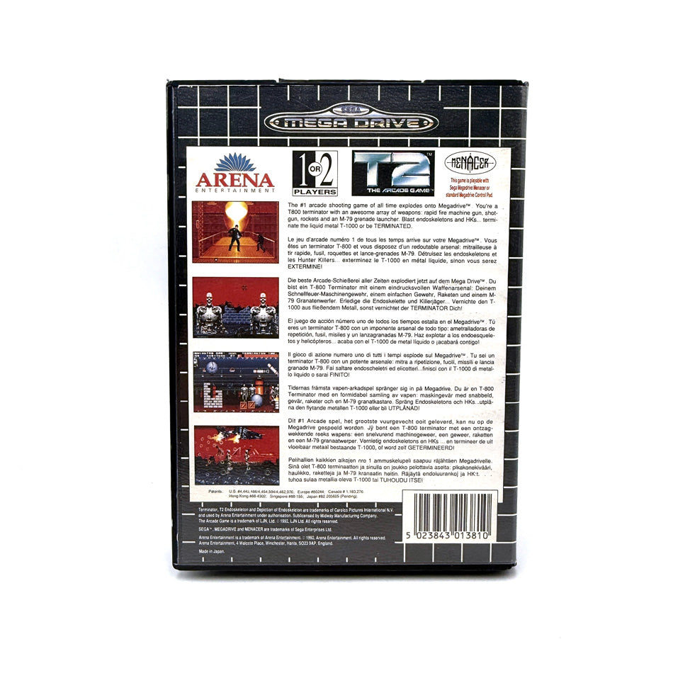T2 The Arcade Game Sega Megadrive (Terminator 2)