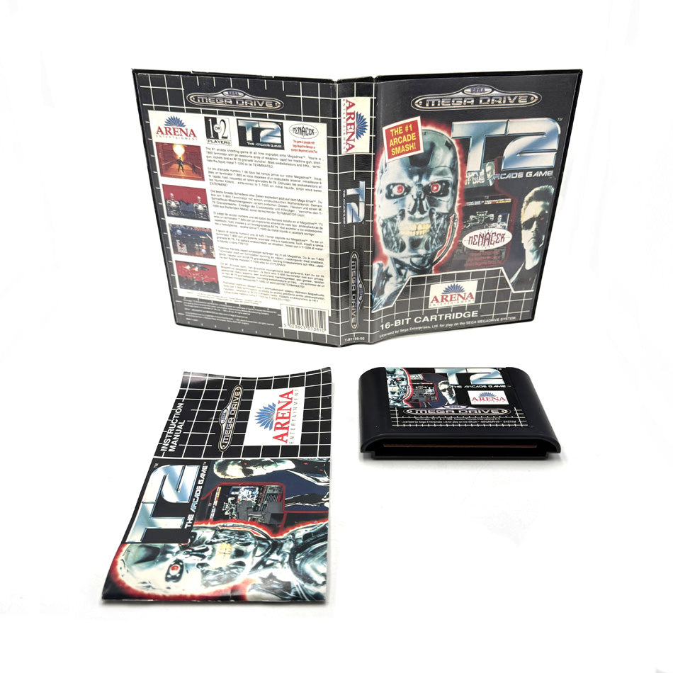 T2 The Arcade Game Sega Megadrive (Terminator 2)