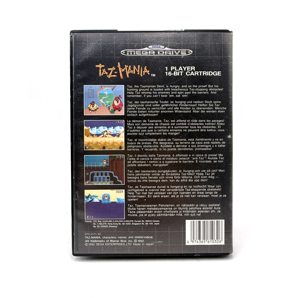Taz Mania Sega Megadrive