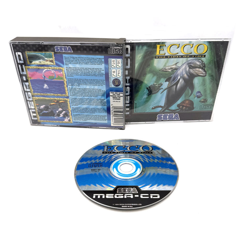 Ecco The Tides Of Time Sega Mega-CD (RARE)