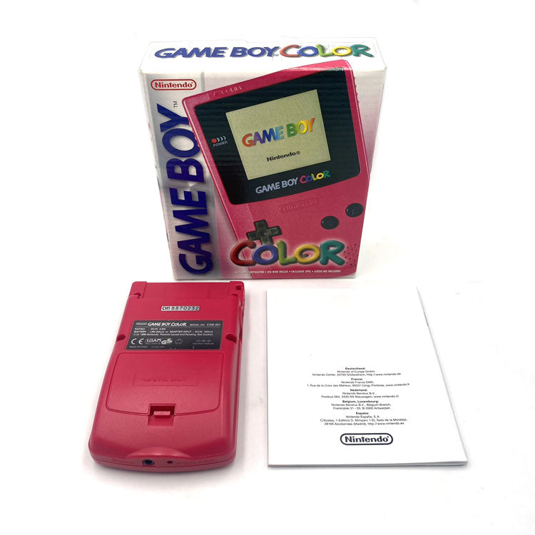 Console Nintendo Game Boy Color Berry Pink en boite