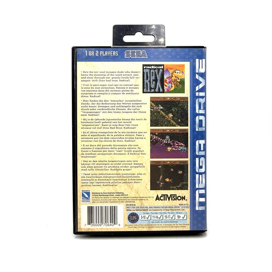 Radical Rex Sega Megadrive