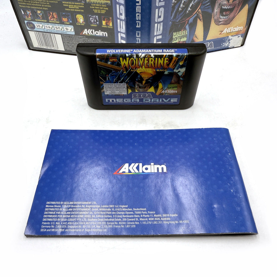 Wolverine Adamantium Rage Sega Megadrive