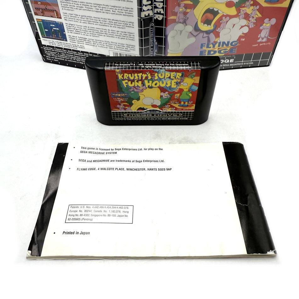 Krusty's Super Fun House Sega Megadrive