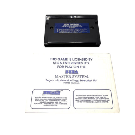 Shadow of the Beast Sega Master System