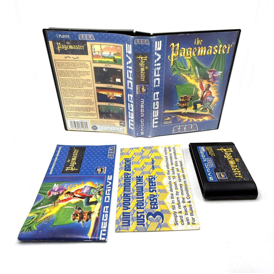 The Pagemaster Sega Megadrive